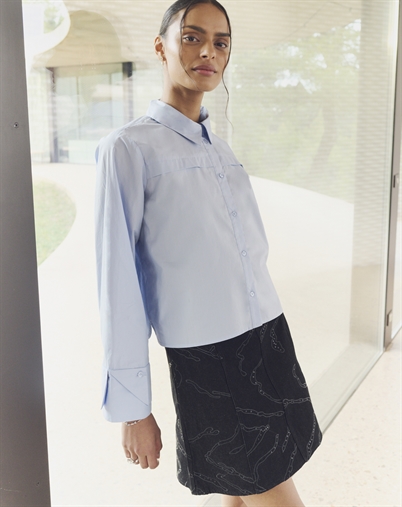 Leveté Room - LR-Kia 4 Skjorte - Marlin Blue